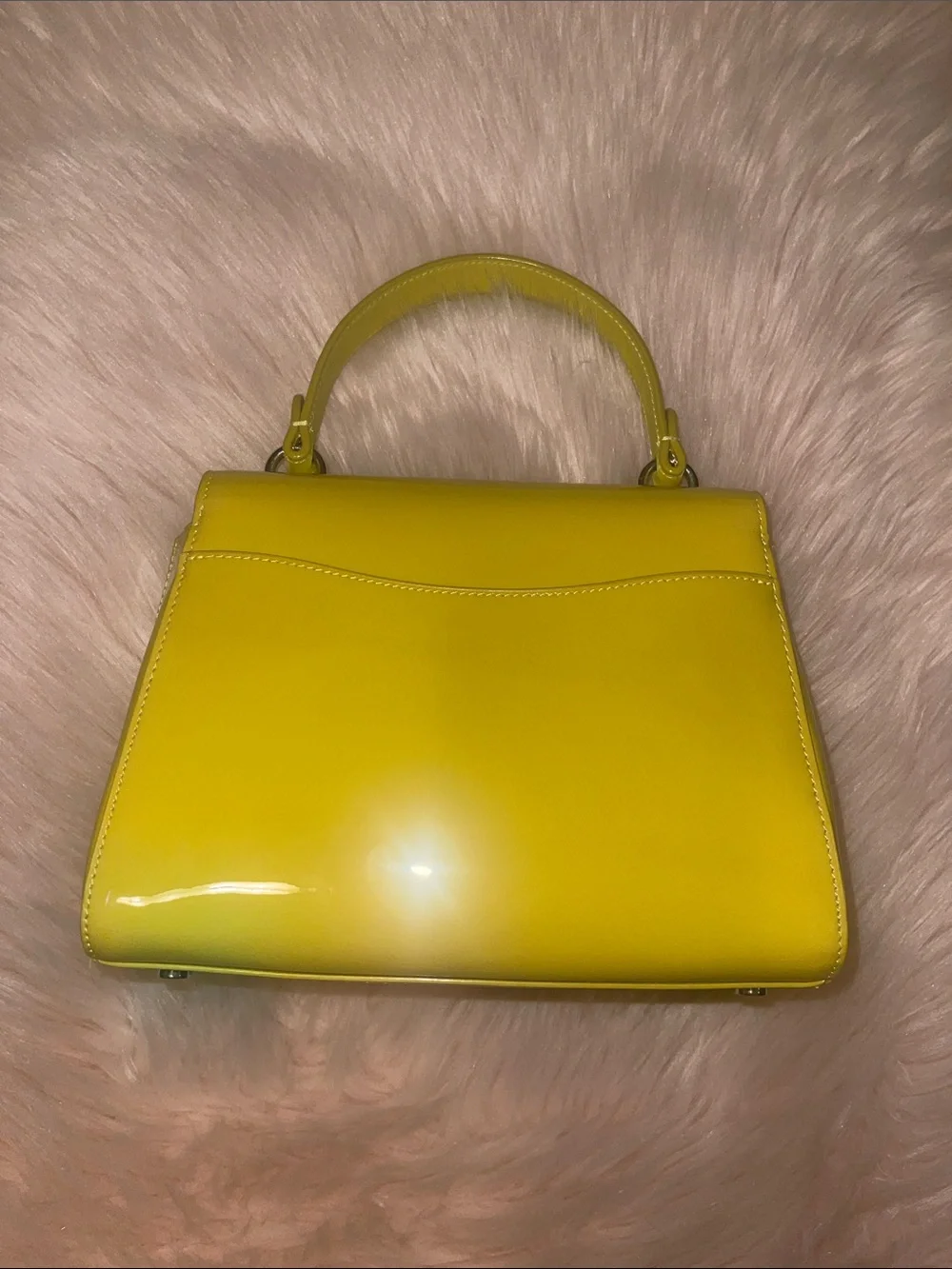 Katy Patent Leather Small Top-handle Bag